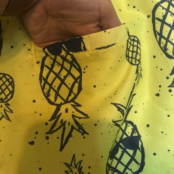 COOL CLUB BY SMYK Trunk Shorts Kids Size 176CM 26inch Yellow Pineapple Print - Picture 6 of 11